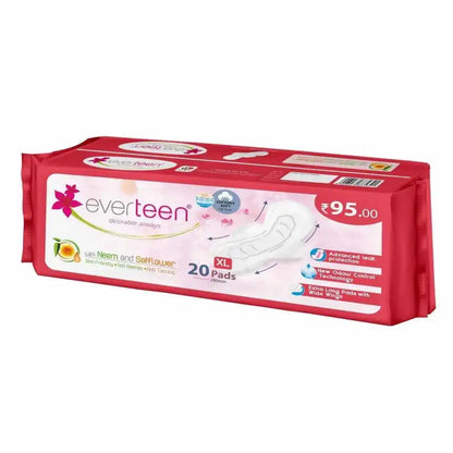 Subscribe to everteen XL Soft 20 Sanitary Pads with Neem, Safflower