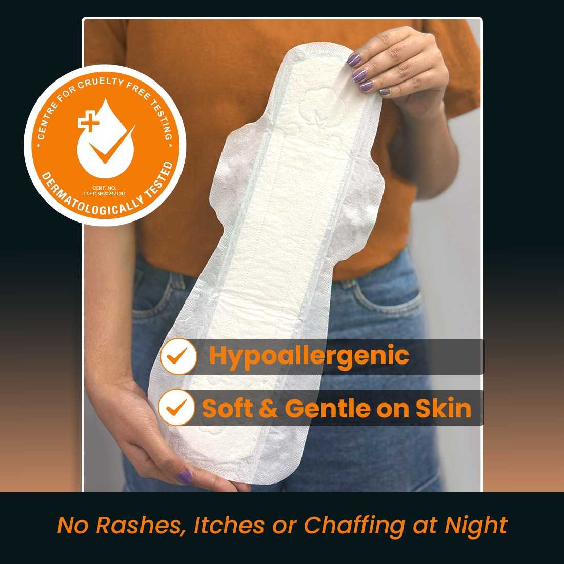 Subscribe to everteen XXXL Relax Nights Ultra 30 Overnight Sanitary Pads for Women
