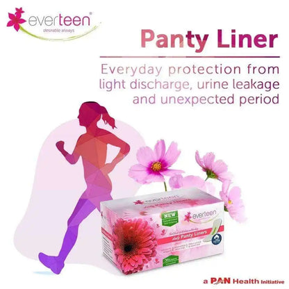 everteen Daily Panty Liners for Vaginal Discharge and Urinary Incontinence in Women